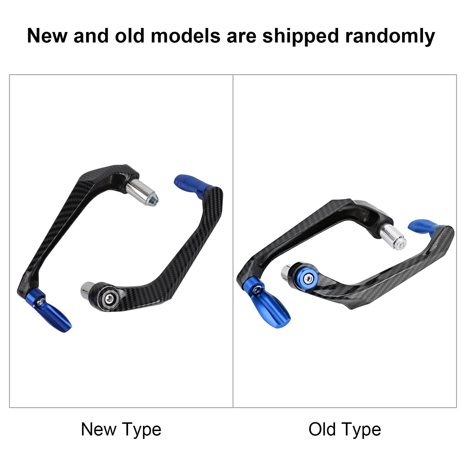 Fydun Protezione Manubrio Universale 7/8 Pollici, Frizione Freno per Moto, Auto Elettriche, Mountain Bike (22mm, Blu)