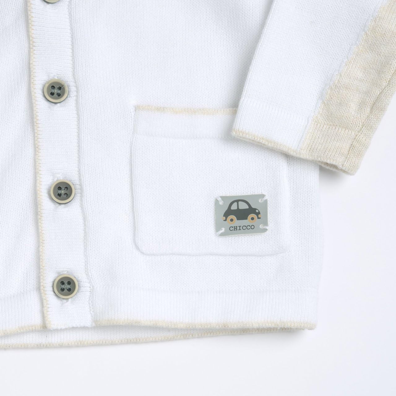 Chicco, Cardigan in Maglia Bambino 100% Cotone