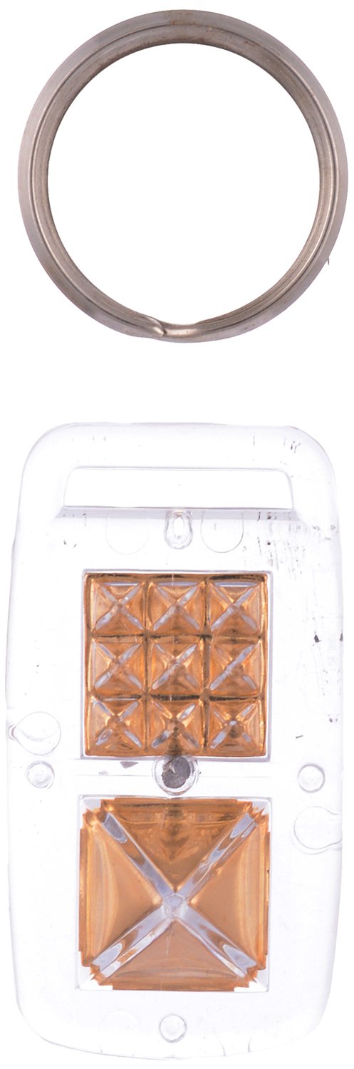 All Vastu Collection Plastic Fortune Key Chain (6 cm x 3.5 cm, White)