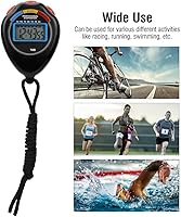 Vista 9 de Temporizador deportivo profesional, cronómetro electrónico para temporizador de rizado, cronómetro simple, cronómetro, cronómetro, carreras