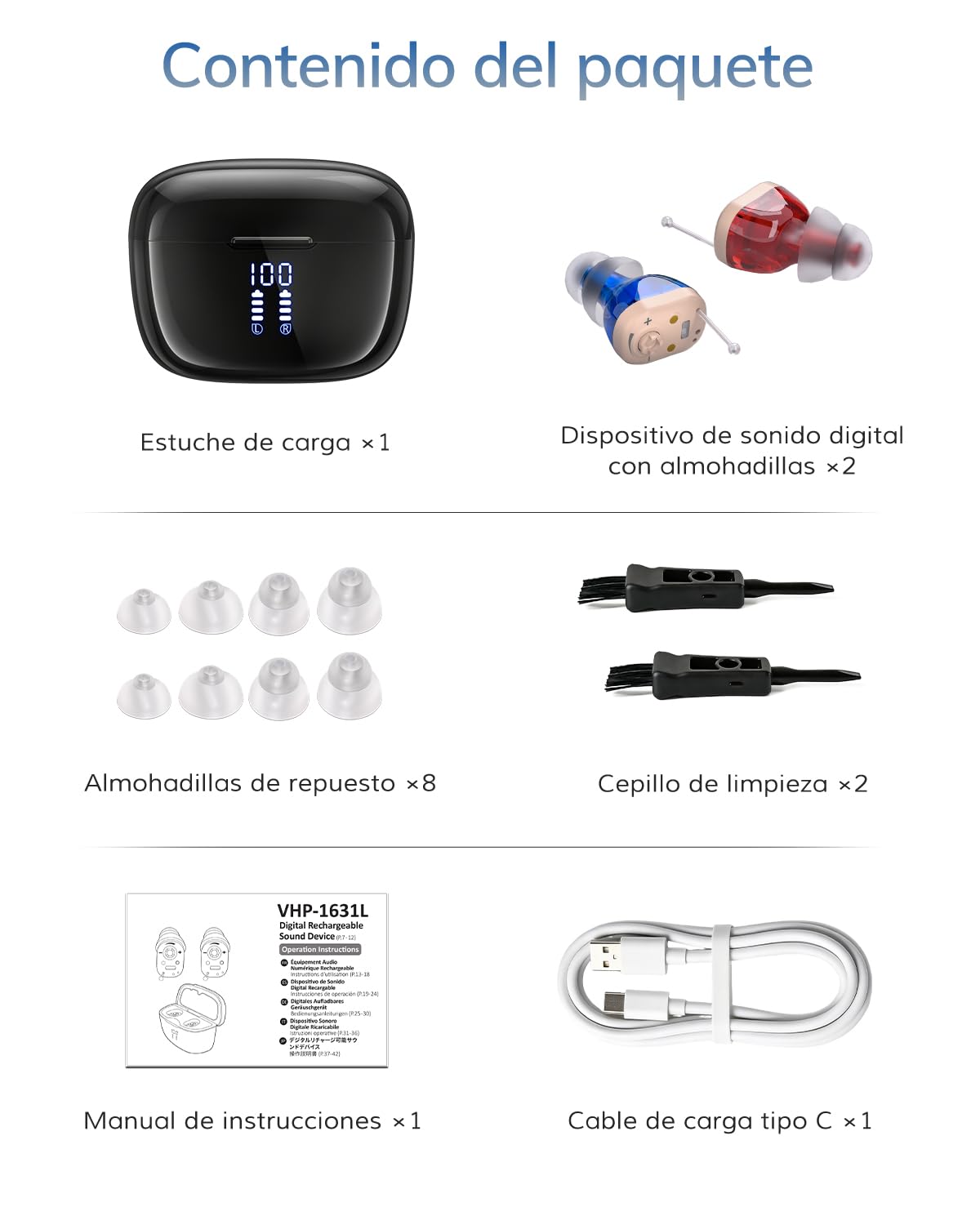 Dispositivos de audio intraauriculares recargables,Activación automática