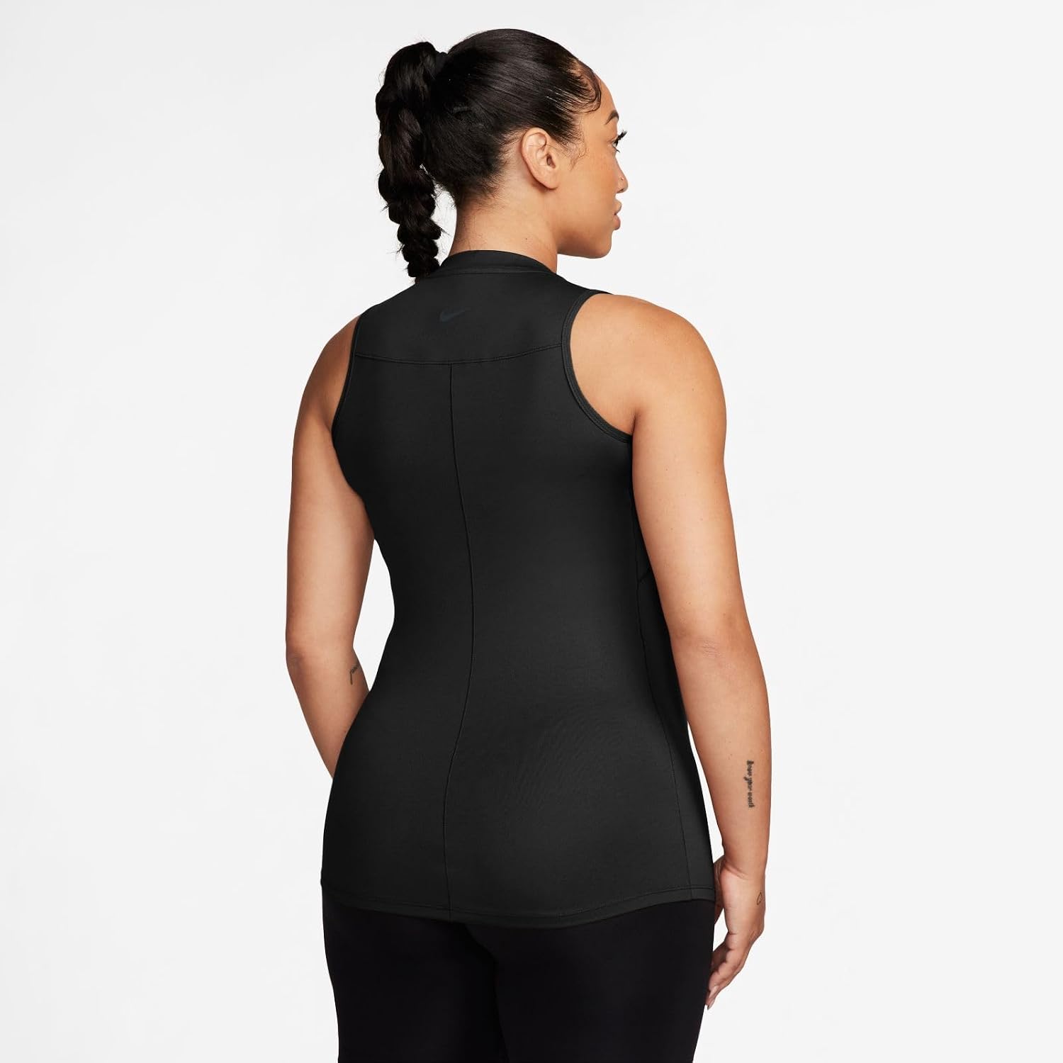 Nike (M One Women's Dri-FIT Slim-Fit Tank Top (Maternity) (Black)