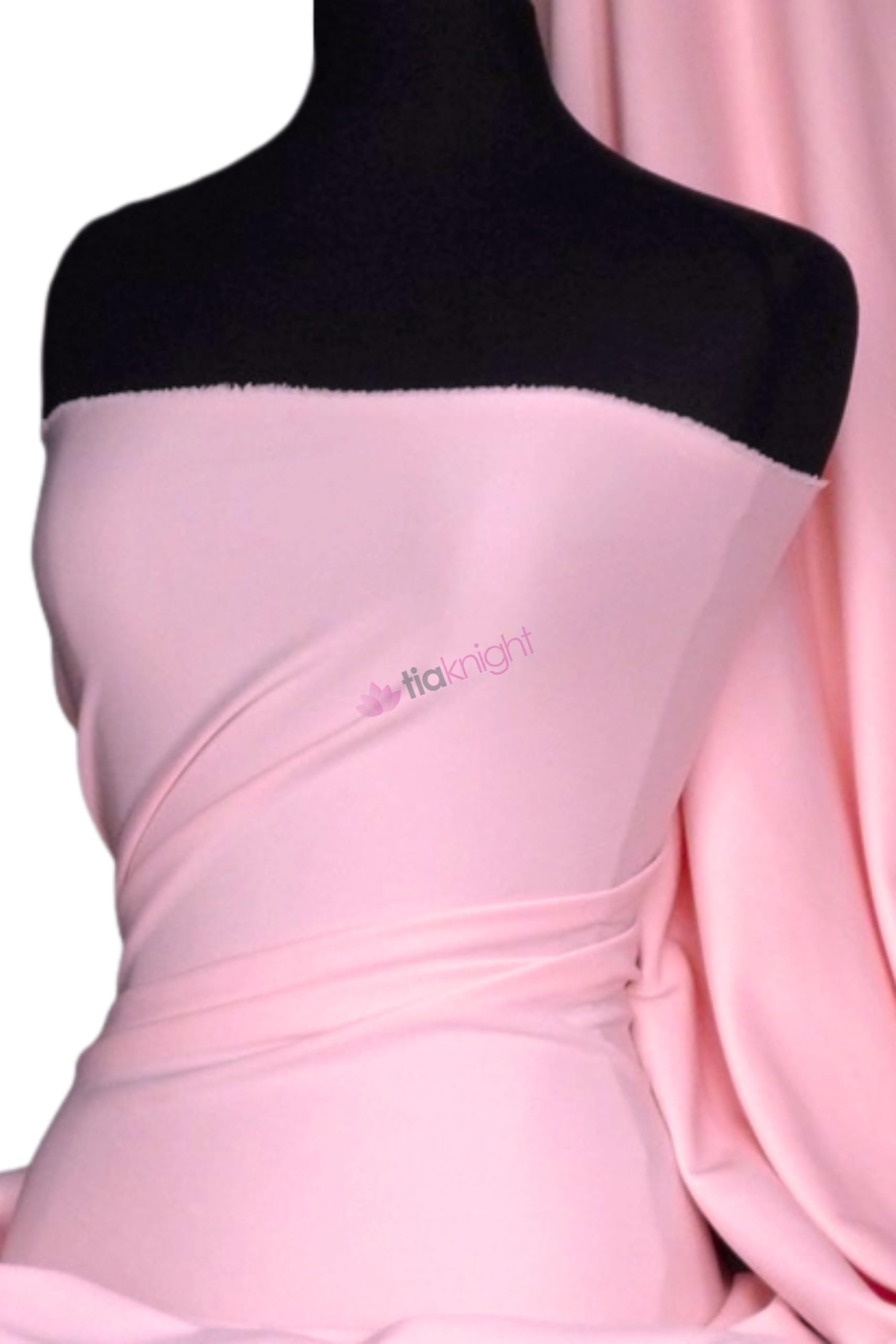 Tia Knight Baby Pink Scuba Bodycon Dress Fabric | Stretchy & Thick Body Control Material | 148 Cm Wide | Sold By The Metre | Same Day Dispatch | By (, 1 Metre)