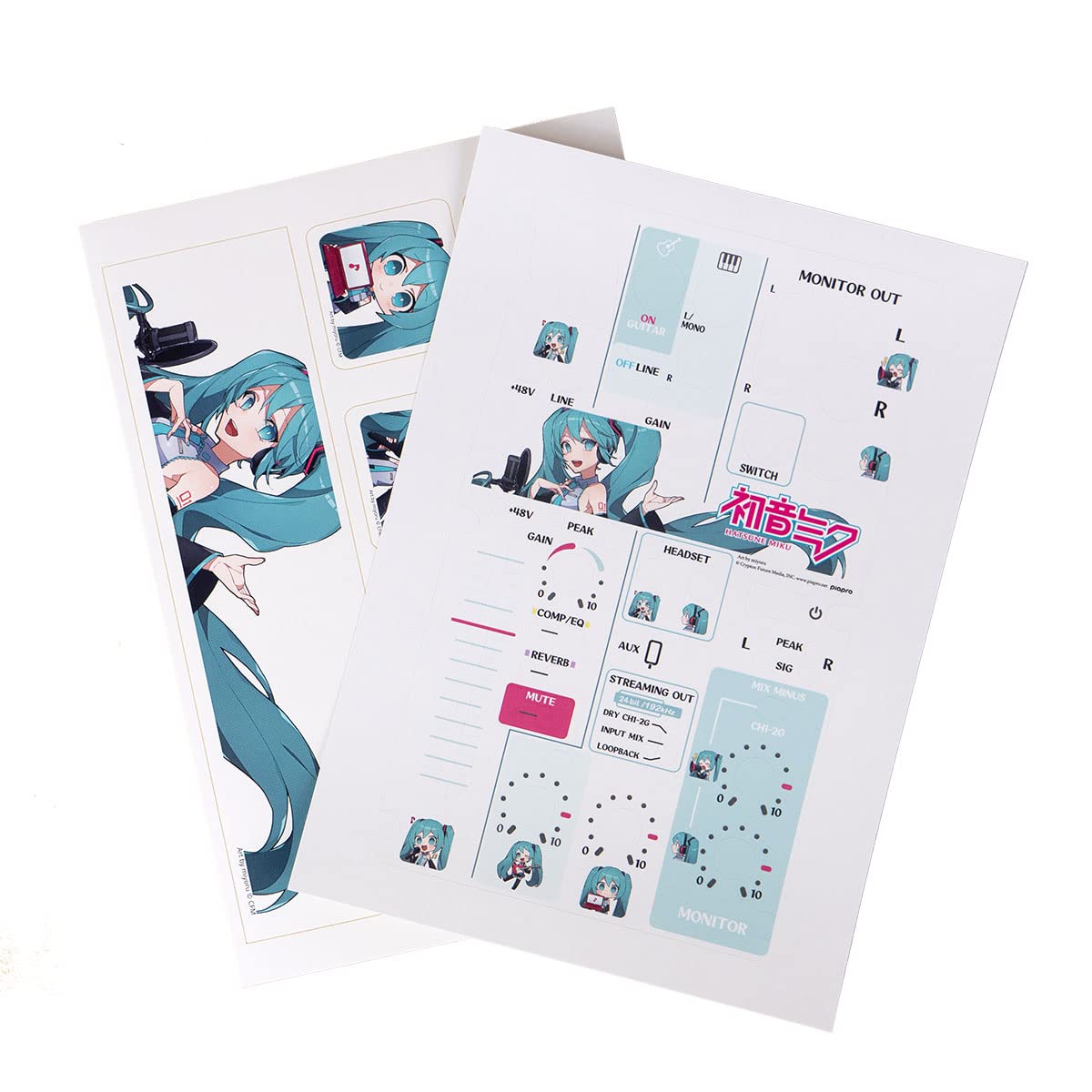 Amazon.co.jp: 初音ミク AG03mk2用オーバーレイシート : 楽器・音響機器