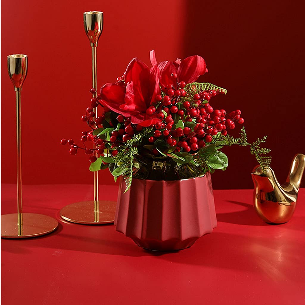 Künstliche Blumen Künstliche Blume Glückliche Frucht Holly Obst Wohnzimmer Dekoration Simulation Blume Berry Akazien Bohnen Porch Gefälschte Blaubee Blaubeer Dekoration Gefälschte Blumensträuße ( Colo