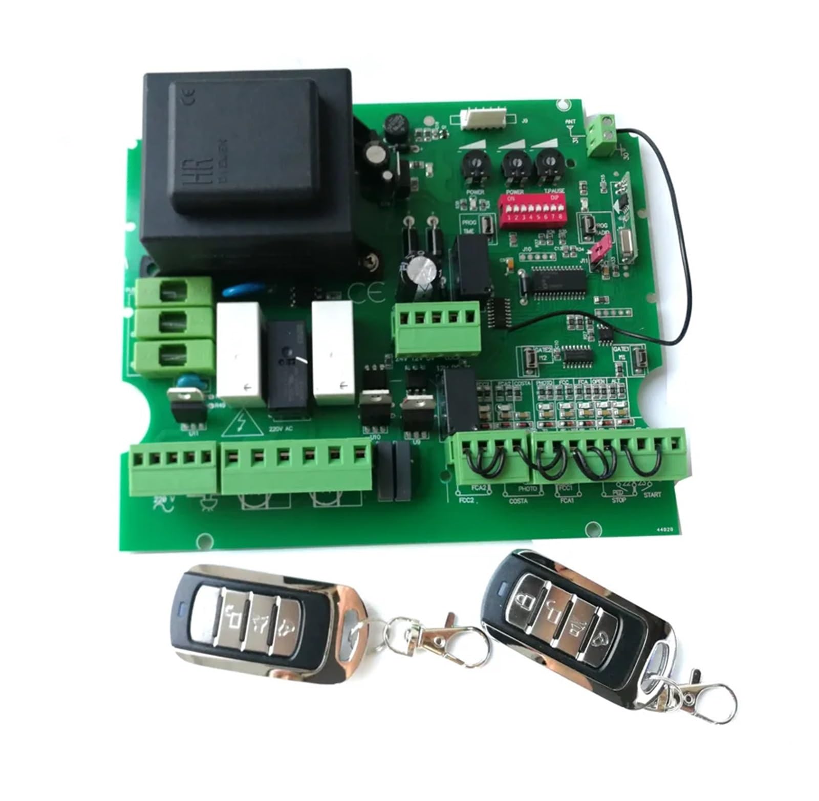 Abrepuertas Automático, Placa de Control de abridor de puerta oscilante, sin caja, placa de tarjeta for actualización, modelo Universal, placa de circuito de CA 220V, placa de Control de repuesto(Kit