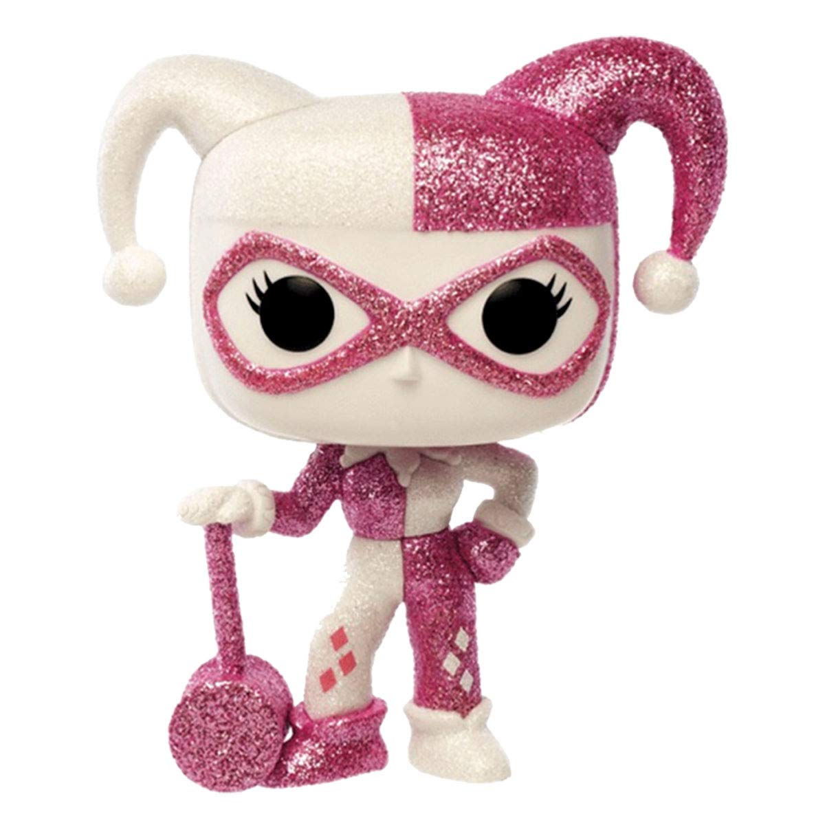 Funko Pop Heroes: DC Super Heroes - Harley Quinn Pink Diamond Glitter Collectible Figure, Multicolor