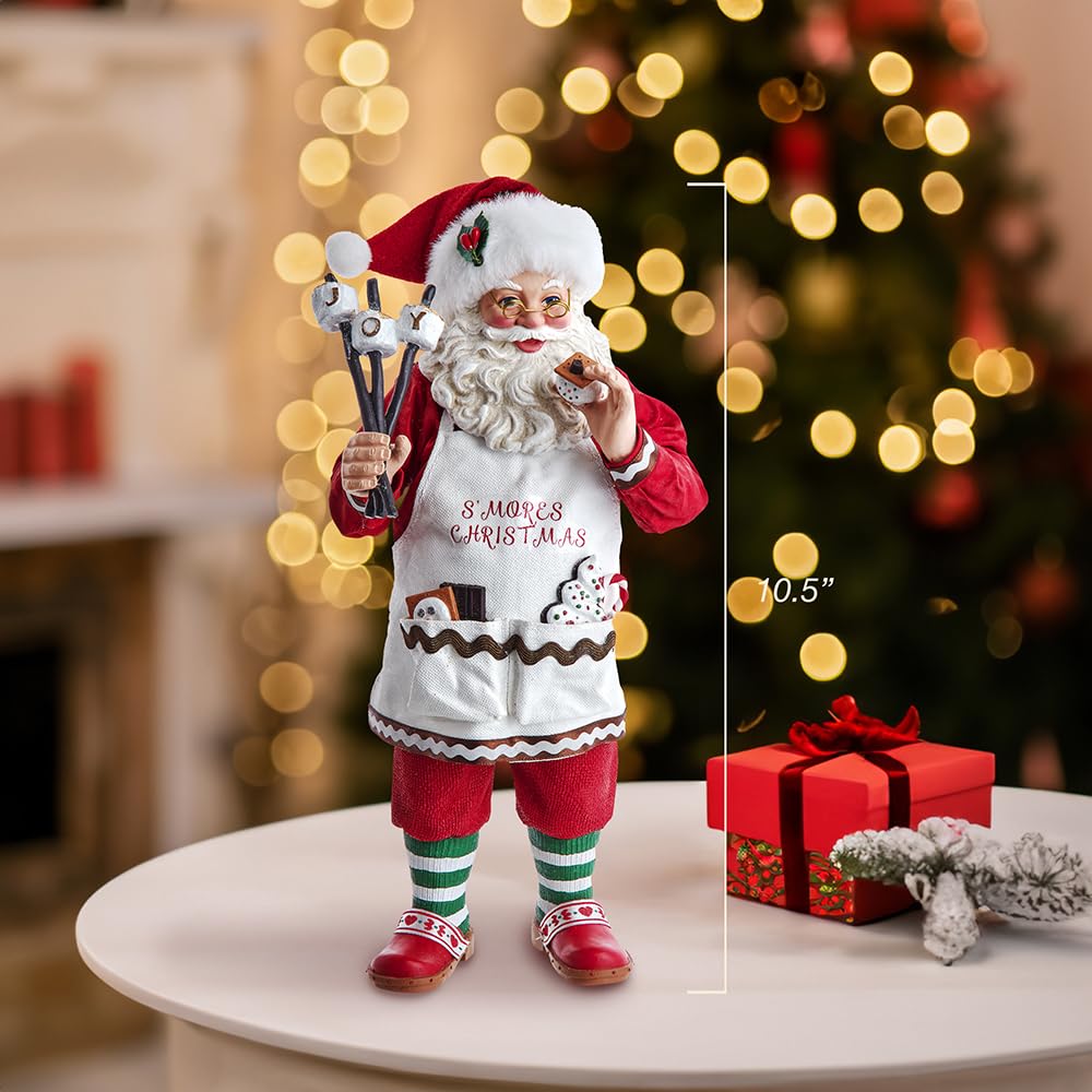 Kurt Adler Père Noël en Tissu S'mores 26,7 cm