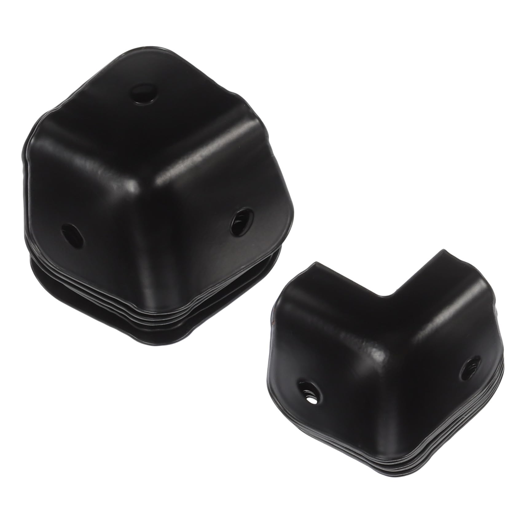16 Protectores de Esquinas para Cajas de Madera en Hierro Negro Alta Resistencia y Diseño Moderno para Proyectos de Carpintería Varios estilos