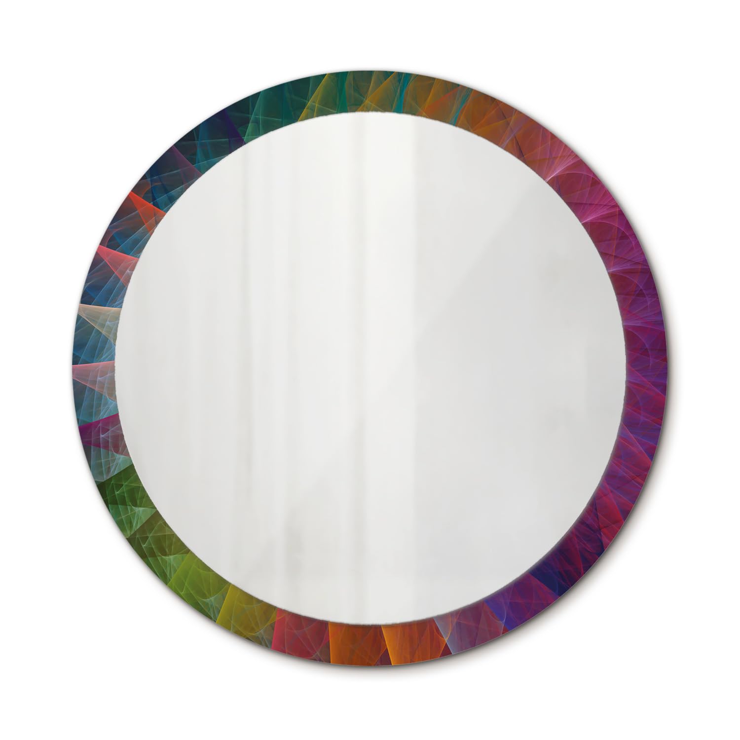 Miroir imprimé 100 cm pour salle de bain et salon minimaliste chic