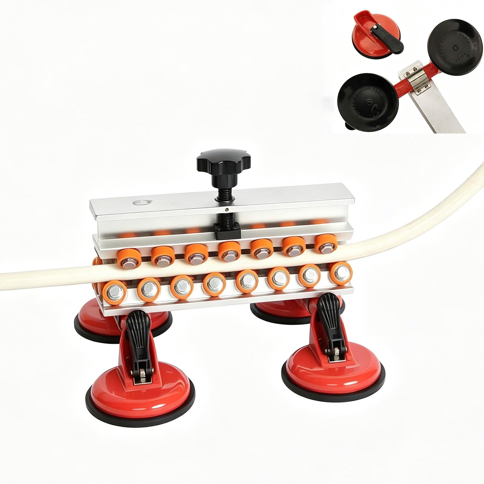 Enderezador De Tubos De Aluminio Y Plástico, Máquina De Nivelación De Tuberías De 16-32 Mm (5/8 Pulg. - 1 1/4 Pulg.), Dispositivo Manual De Alineación De Rollos De PEX Y Cobre-Compuesto Con Dobles