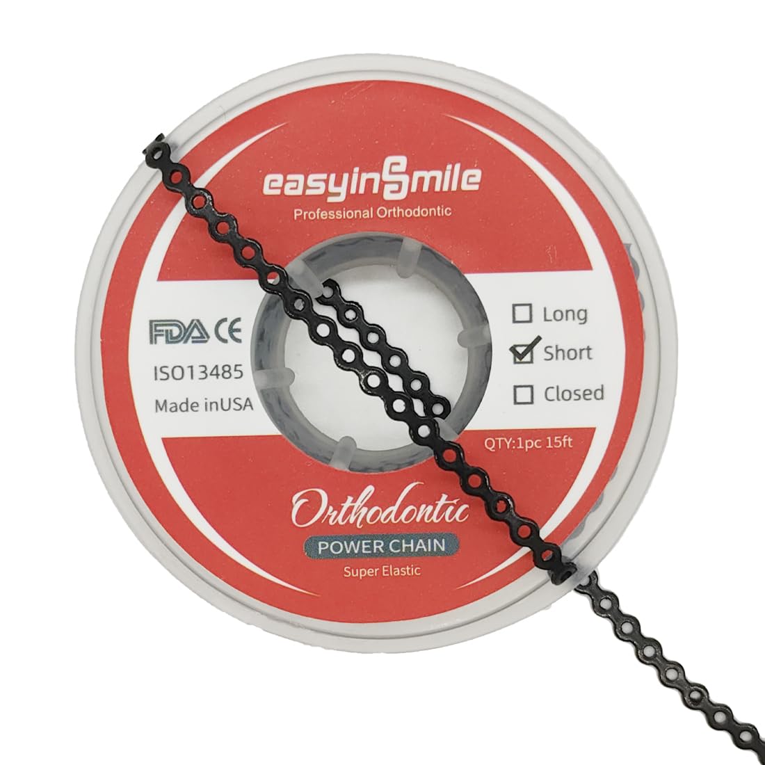 Dental Orthodontic Elastic Chain, Power Chains for