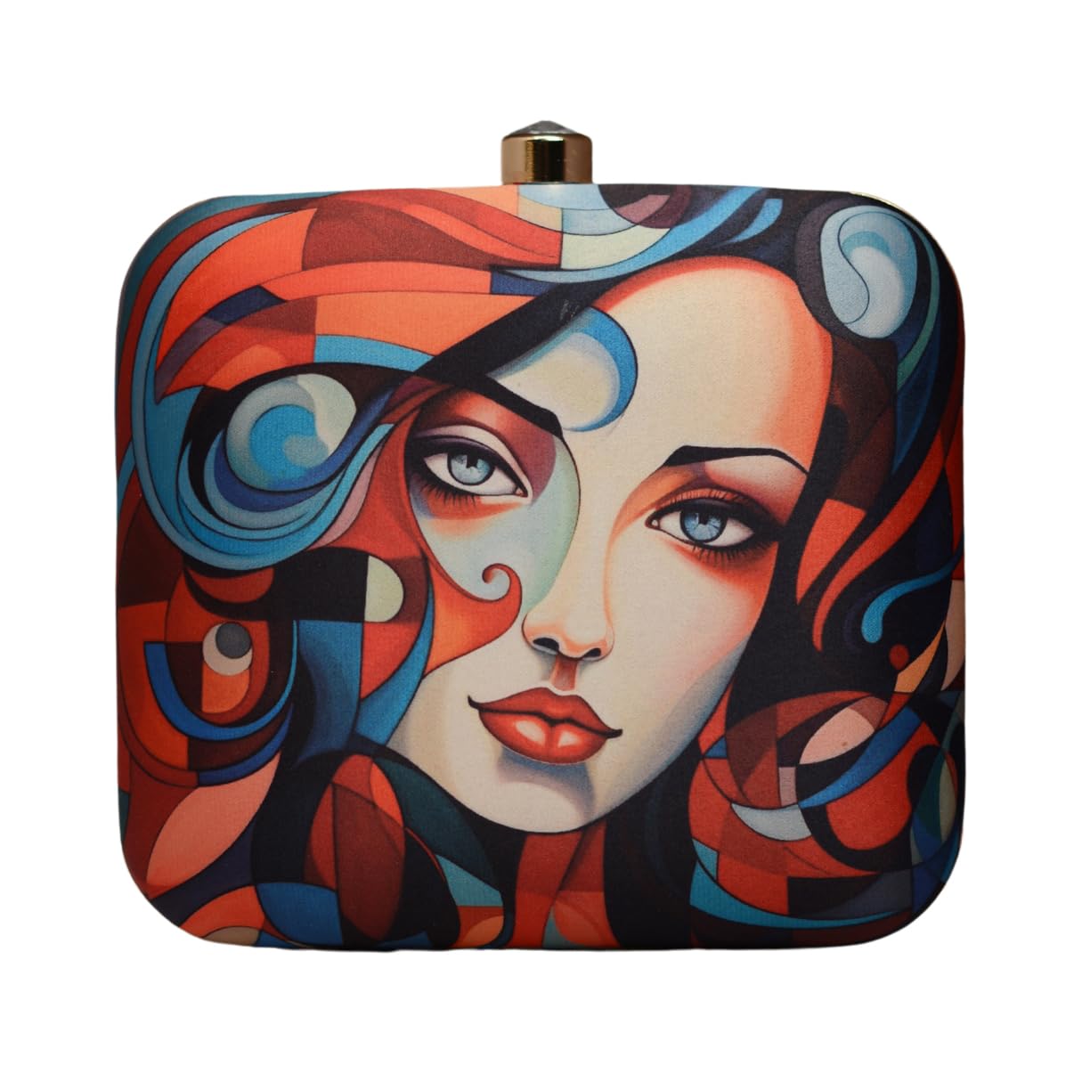 Artklim Multipattern Women Portrait Printed Clutch (B0CVQCTVT9) Amazon Price History, Amazon Price Tracker