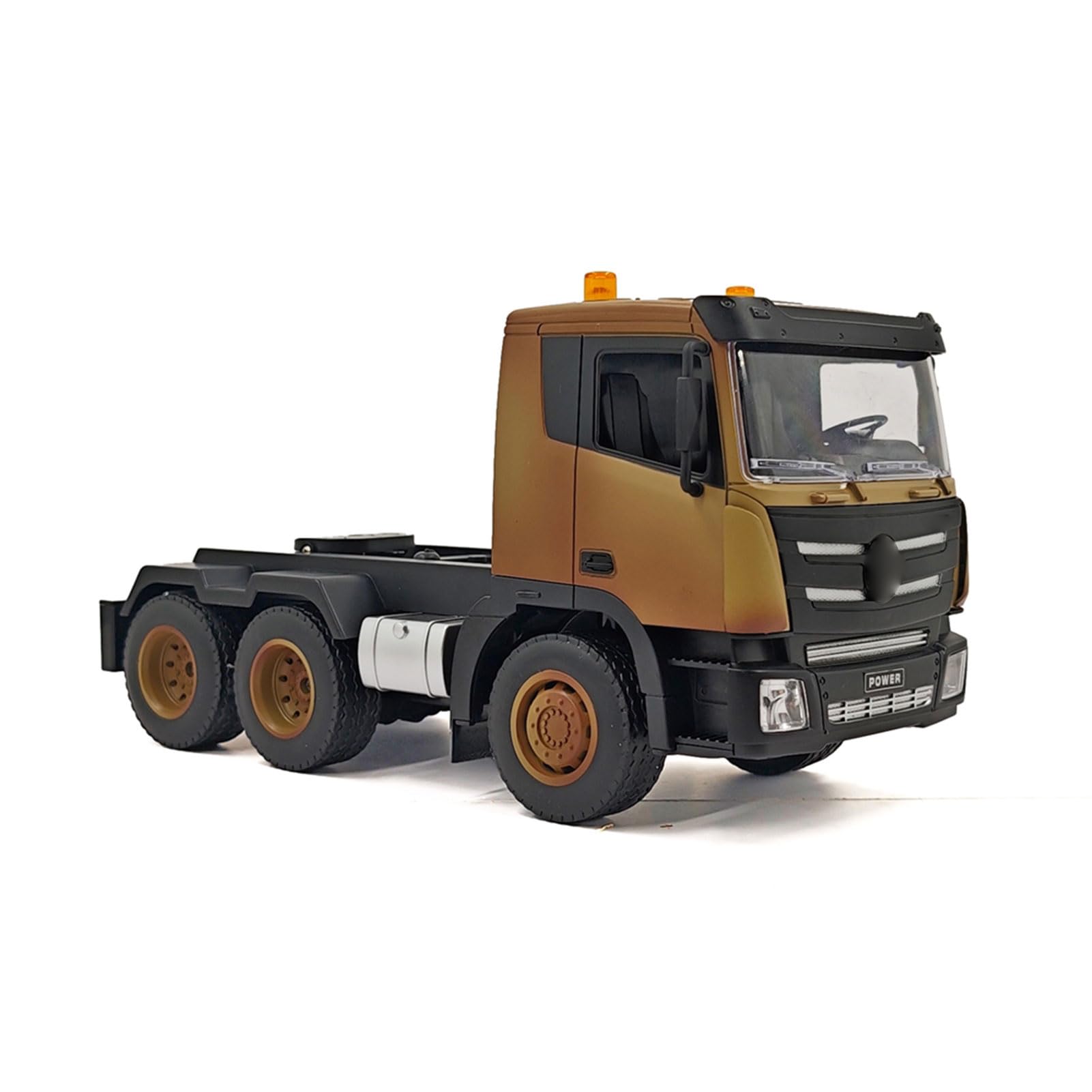 Dilwe Semirimorchio RC, Camion Telecomandato a 9 Canali in Scala 1/18 con Luci LED e Audio per Rimorchio Rimovibili per un Gioco Realistico
