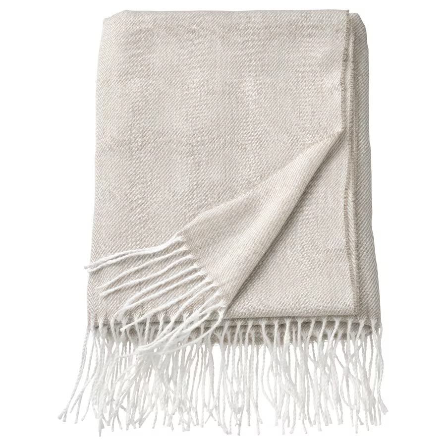 HOLMVI Throw, 120x160 cm In diffrent colours (Grey Beige)