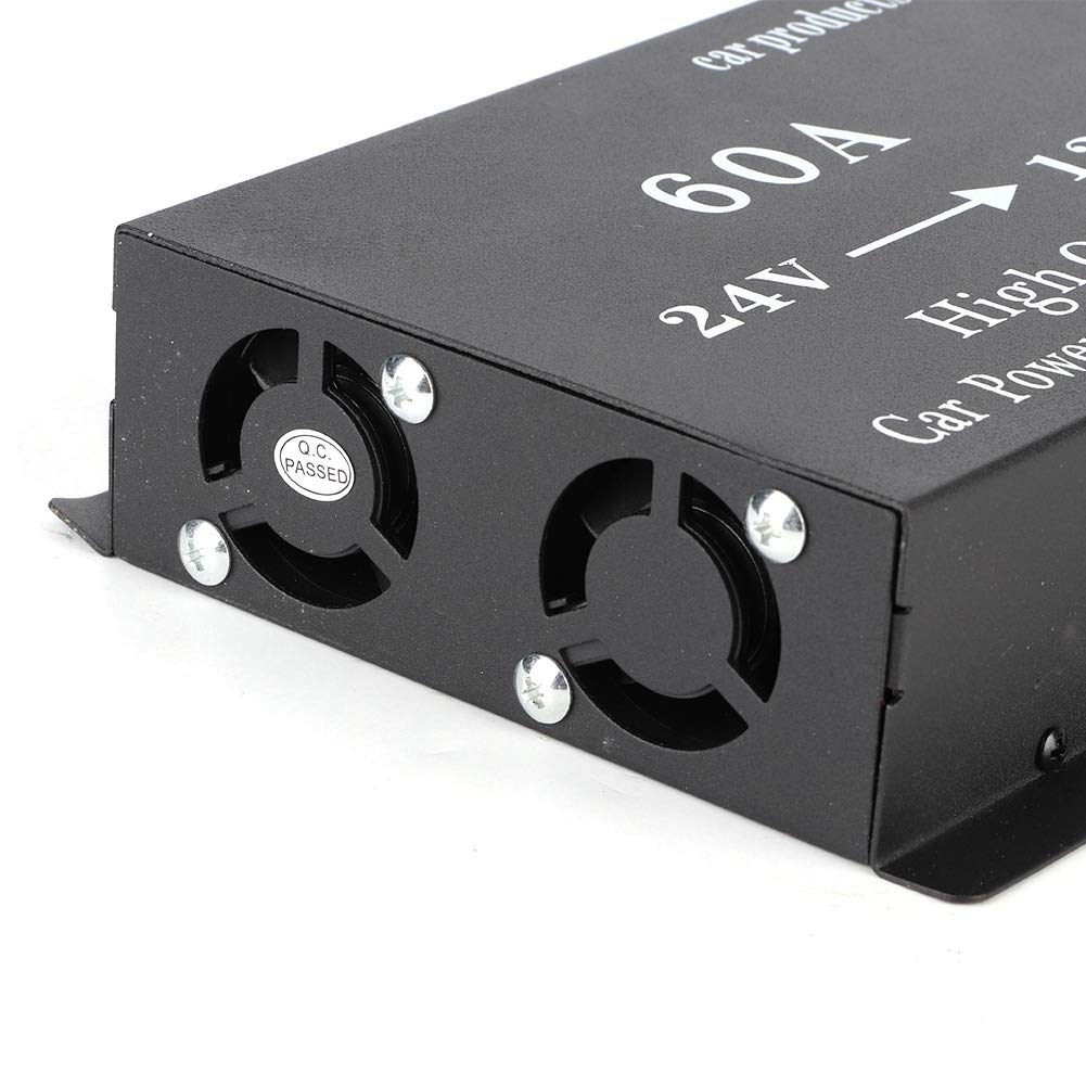 Adapter transformator konwerter, 720w 60A 24V do 12V samochód DC moc Elelift Buck transformator adapter konwerter samochód ciężarówka bezpieczeństwa zasilania regulator