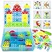 Giocattoli Bambina Puzzle 2D Bambini Costruzioni Giocattoli - 180 Pezzi con Cacciavite Giochi Creativi Educativi Montessori Idee Regalo per Ragazzi Ragazze Bambini 3 4 5 Anni