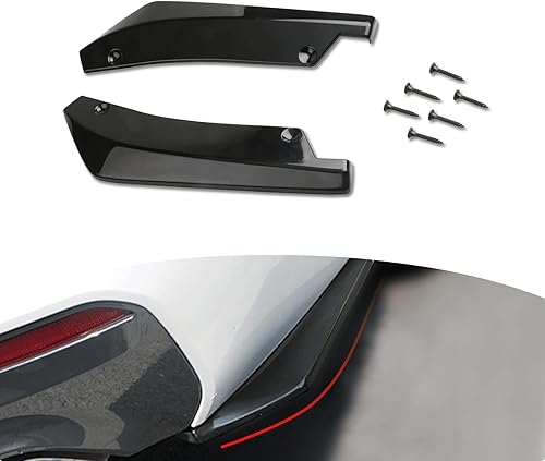 UGSHY 2 piezas de parachoques de automóvil, 13.3 x 5.1 pulgadas, decoración de guardabarros impermeable para modificación de vehículos, accesorios