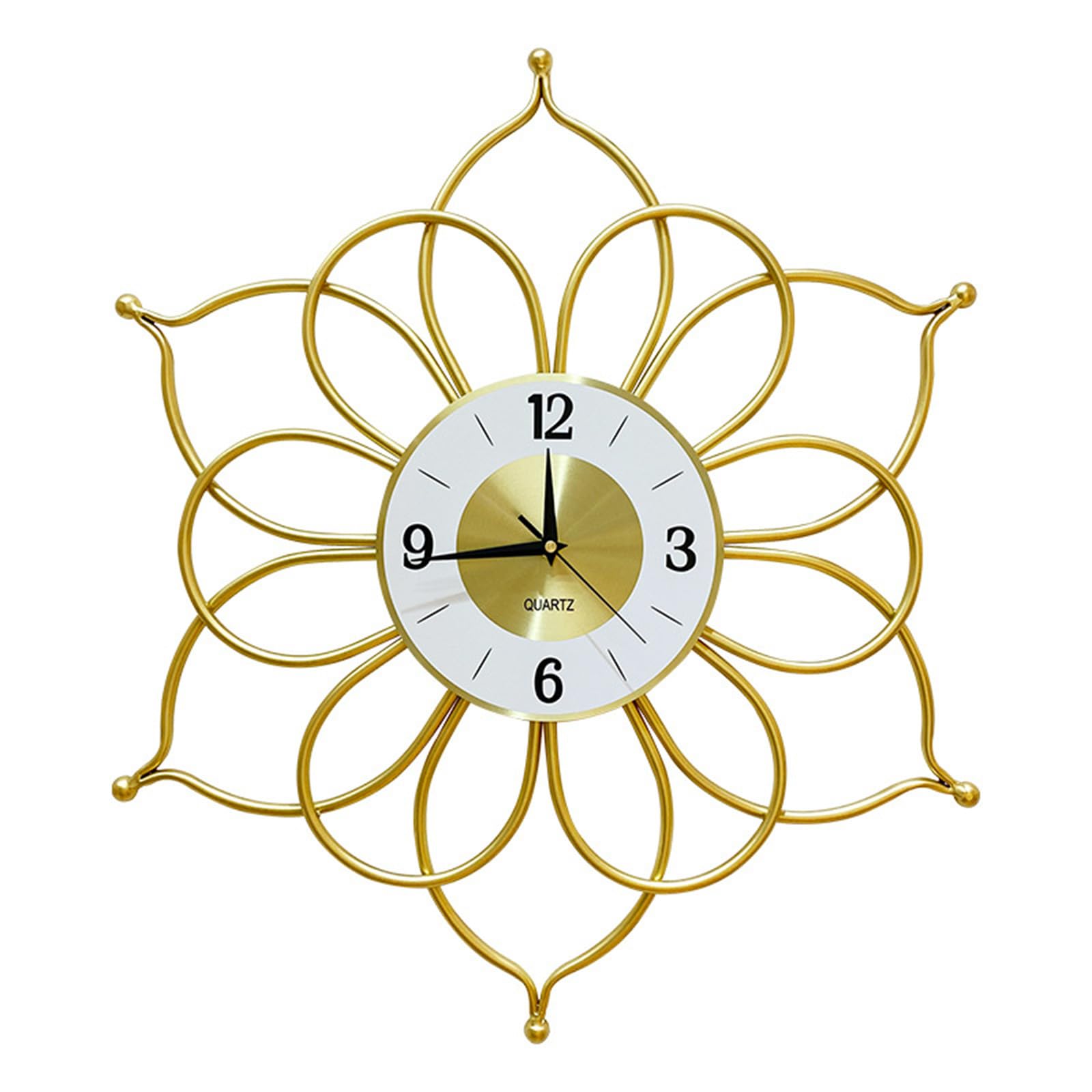 Horloge murale silencieuse pour salon, fin du tic-tac stressant