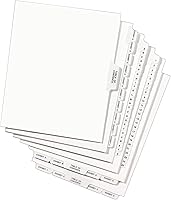 Vista 7 de Avery Divisores legales, títulos de pestañas individuales premium, tamaño carta, pestañas laterales, 22, paquete de 25 (01022)