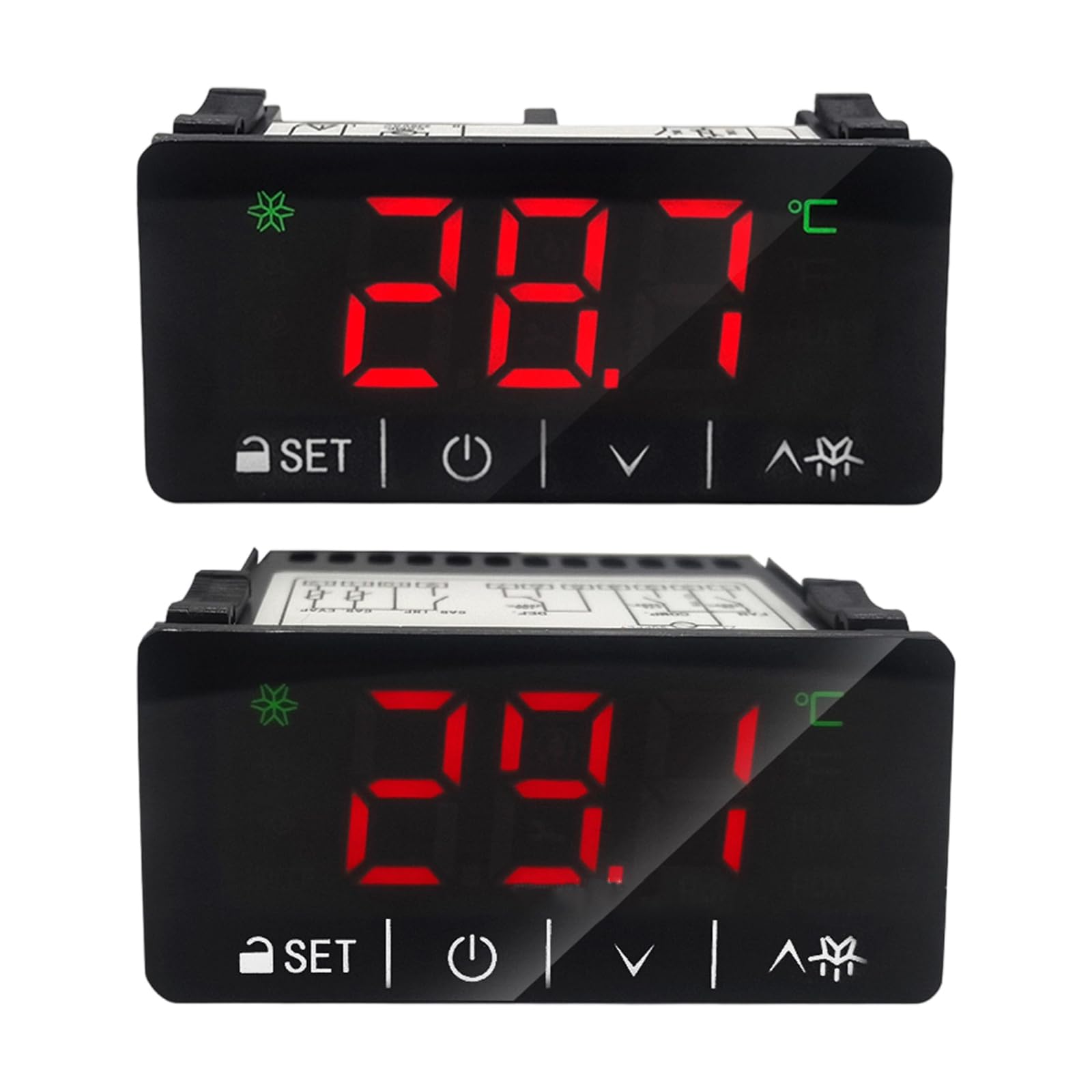 Termostato controllo della temperatura ABS adatto per controller congelatori per unità frigorifere industriali