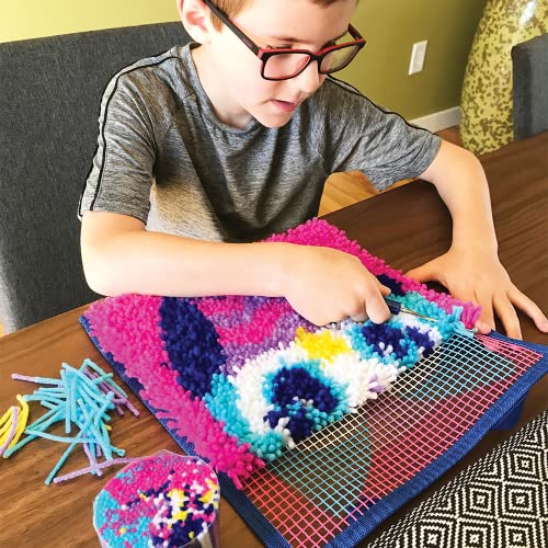 Latchkits Mini-Rug Sewing Kit The Classic Latch Hook Craft Kit - Owl #TOP4