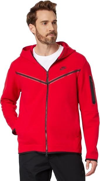 Nike Sportswear Tech Fleece Mens Full-Zip Hoodie Dry in Cold, Wet Weather CU4489-657 Size L