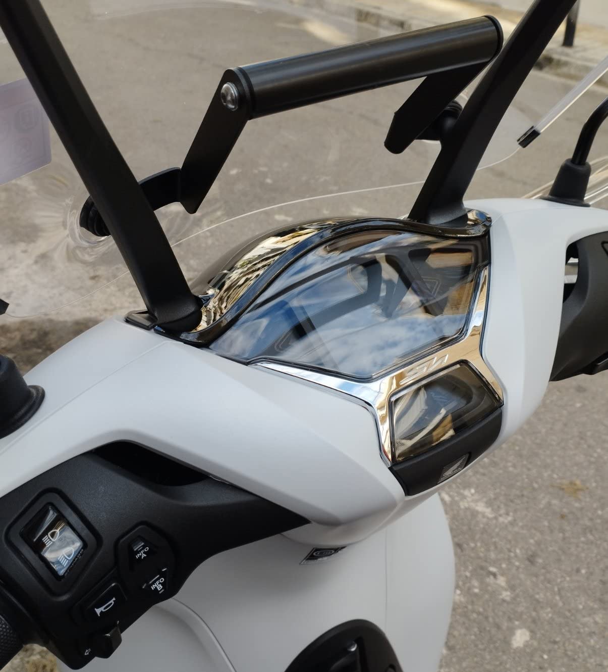 Supporto di montaggio per smartphone/GPS compatibile con Honda SH125/SH150/SH350 2023-2025