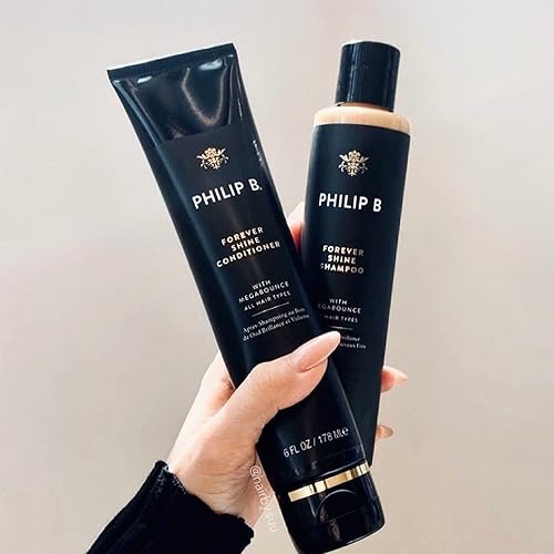 Miniatura 8 de PHILIP B. Forever Shine - Acondicionador para el cabello con notas de Pure Oud, 32 oz (32.0 fl oz) - Con megabounce, añade volumen y brillo durante