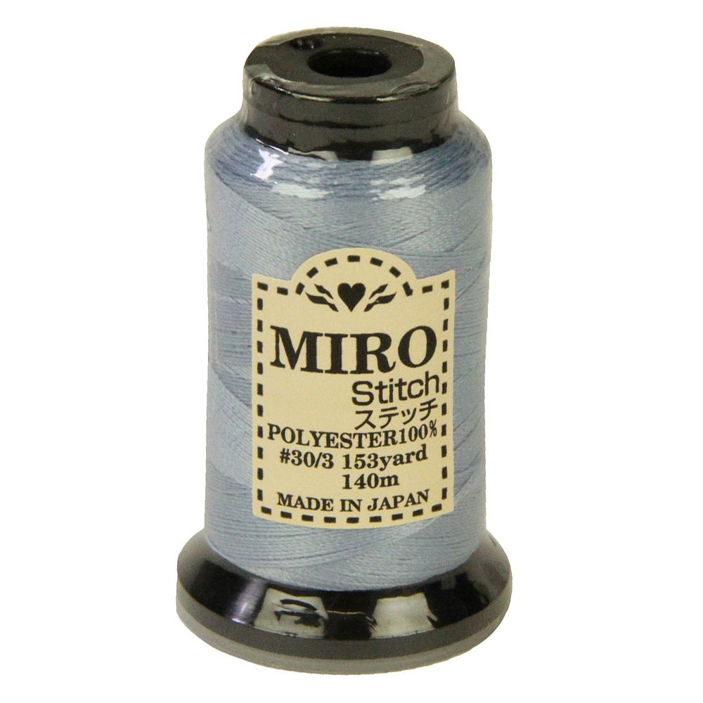 Amazon.co.jp: ミロ(MIRO) ステッチ用 ミシン糸 家庭用 #30 140m巻 色
