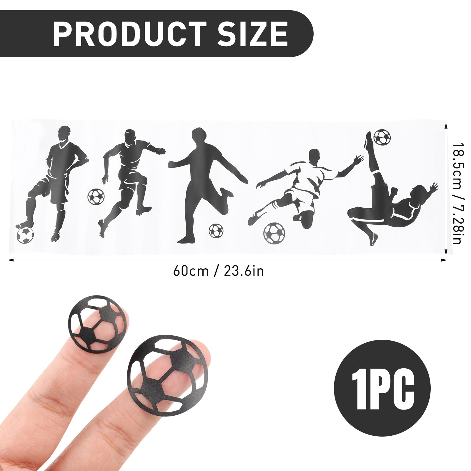Football Wall Stickers for Kids Room Wall Stickers for Bedrooms Wall Art Stickers - Image 2
