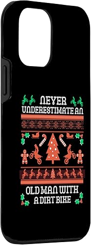 Miniatura 3 de iPhone 12 mini Funny Christmas Dirt Bike Motorcycle Motocross Biker Case