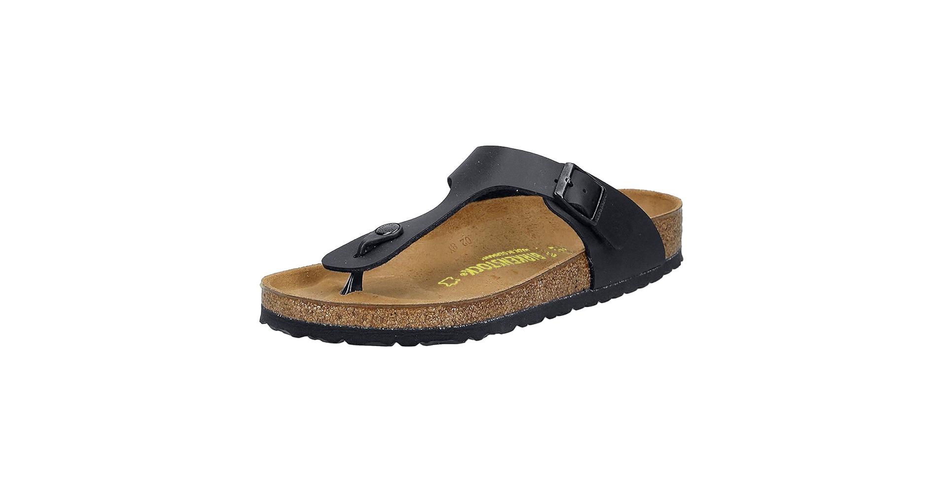Birkenstock ブラック サンダル 38 Arizona - Birko-Flor (Regular Fit)(38 Black/ブラック