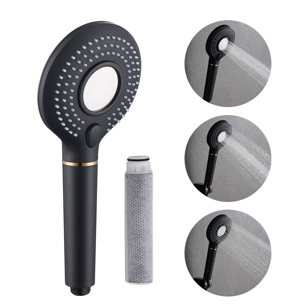 Buy Filtered Handheld Shower Head High Pressure, HOMELODY 3 Settings Spray Modes Showerhead With
