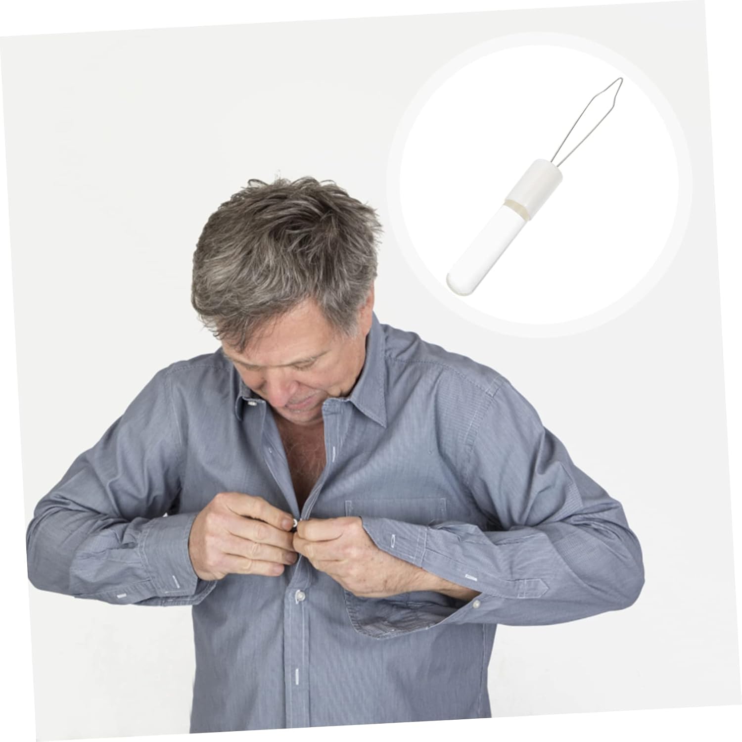 PLAFOPE Dressing Tool Pull-Button Shirt Fibromyalgia Aids The Assistance Hand Mobility Device Disabled Hook Living for Helper Gripper Self- Patients Aid Zipper Buttoning and Sufferers