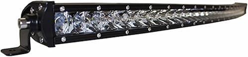 Miniatura 5 de Slim 50 "240 W 30000LM Barra de luz LED curvada de una sola fila Combo Punto de inundación Combo Offroad Pickup Van Camper Road Roller Bulldozer