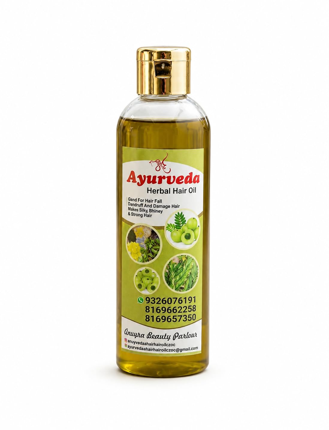 Ayurveda Herbal Hair Oil for Hair Fall Control & Hair Growth | Enriched with Amla, Bhringraj, Hibiscus & Brahmi | Reduces Dandruff, Strengthens Roots & Adds Shine | Suitable for All Hair Types-image-42