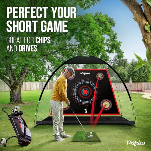 Golf Net with Dual-Turf Mat