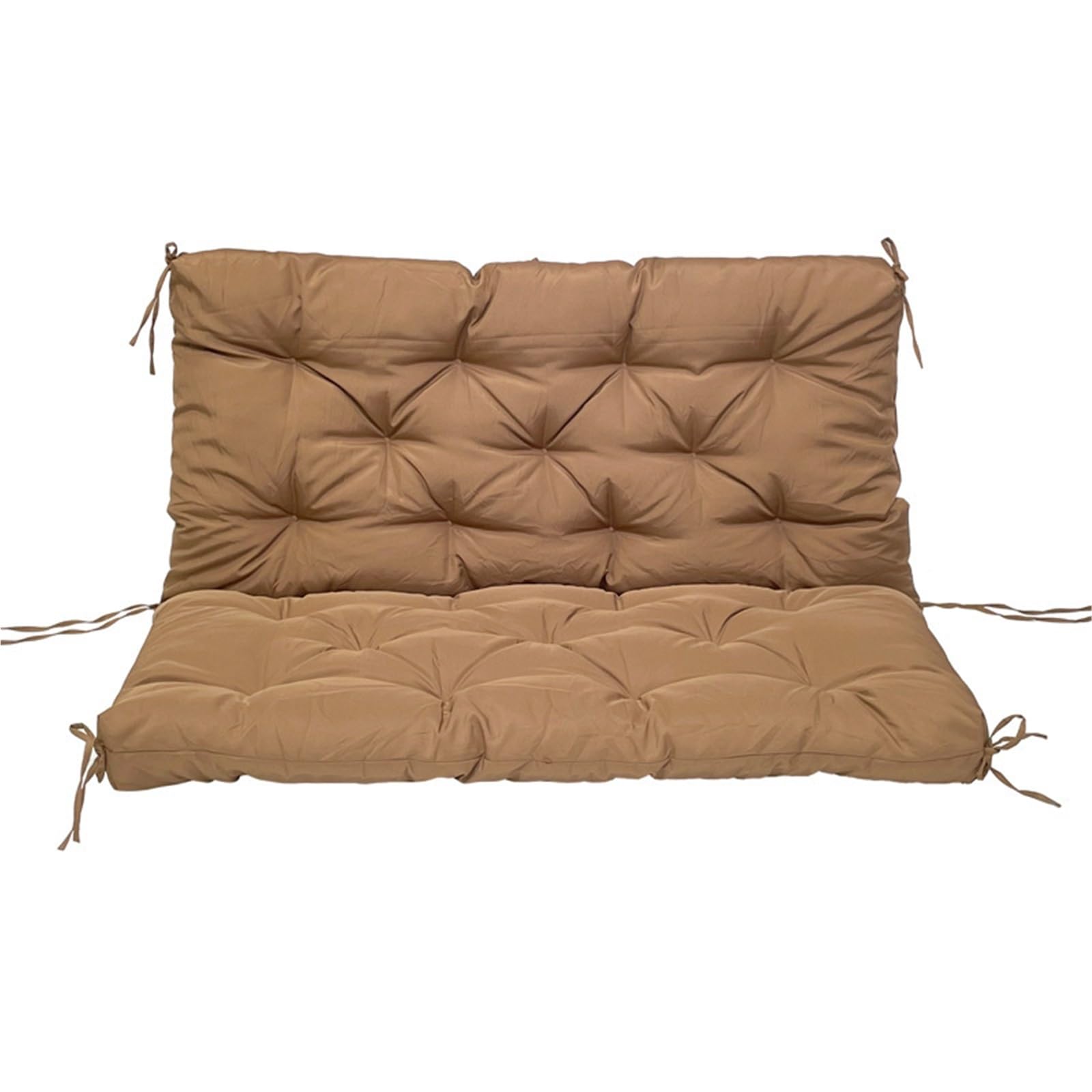 Cuscino impermeabile di ricambio per dondolo da giardino, spessore 10 cm, per 2/3 posti, ideale per esterni, patio, prato e giardino, include lacci per una vestibilità sicura