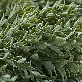 Factory Direct Craft Vinyl Artificial Seeded Flower Leaf Bushes for Decor and Arranging - 4 Bushes