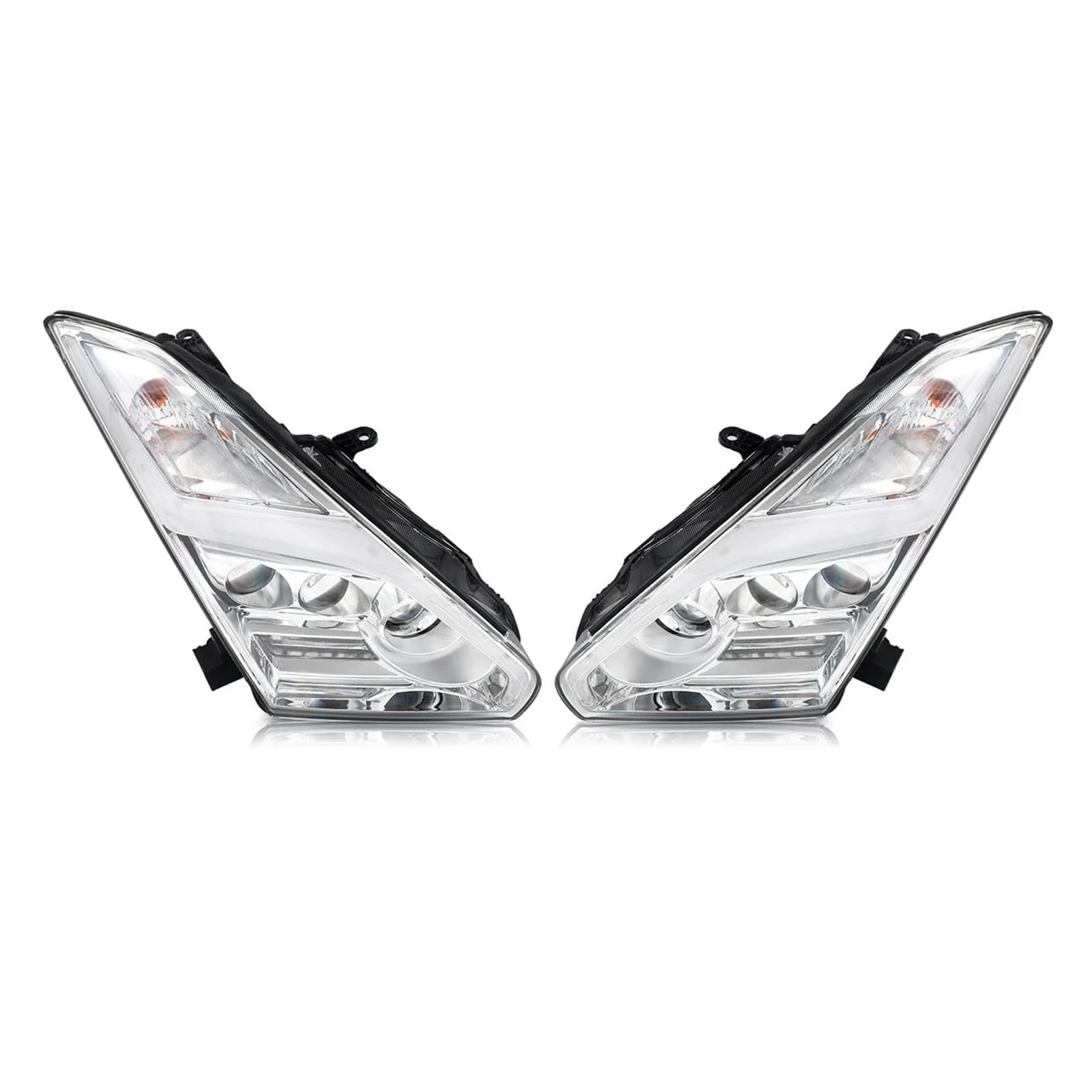 Faro Fanale Proiettore Per Nissan R35 Per GTR Coupe 2 Porte 2009-2022 Coppia Fari Anteriori A LED FDRL Gruppo Fari Proiettore Gruppo Fari