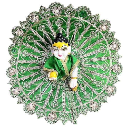 Image of Partish Laddu Gopal Heavy Dress (Pack of 4) l Ladoo Gopal Dress l Bal Gopal l Kanha Ji Thakur Ji Heavy Dress Size 1 2 4 5 6 (A, Size 1)