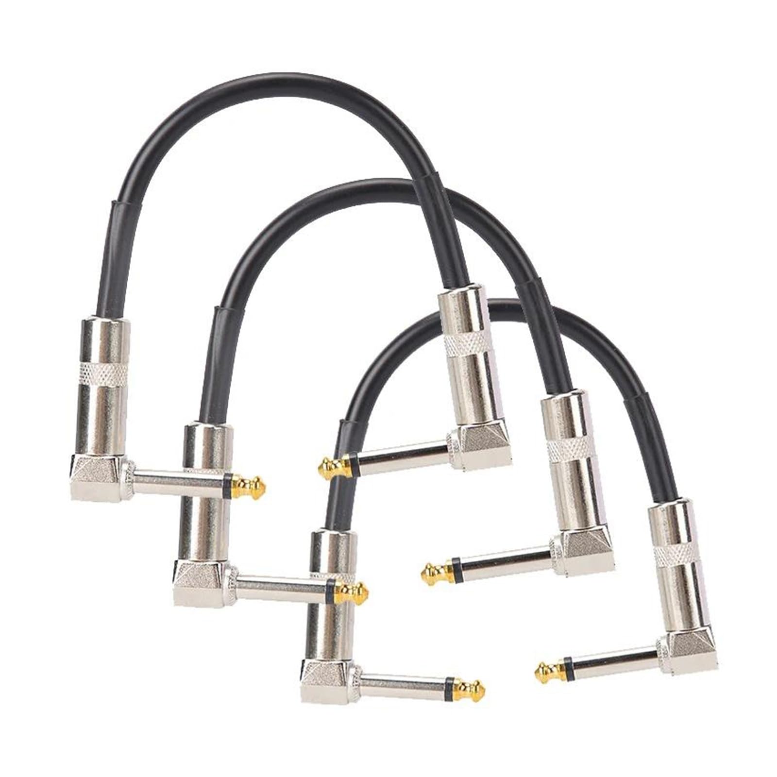 3 częściowy kabel do pedału efektów gitarowych akcesoria połączeniowe Profesjonalny kabel audio do gitary