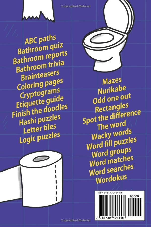 Bathroom Hog Activity Book: Variety Of Mixed Word Puzzles And Funny Brain Teasers For Adults (Alex Smart's Bathroom Readers) image 3
