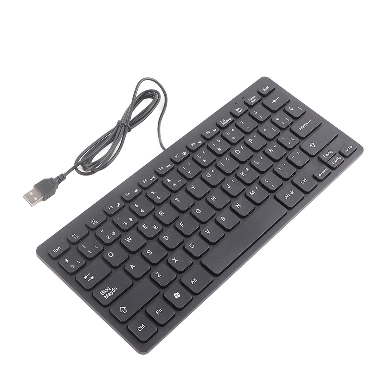 超小型キーボード CRAZY SMALL KEYBOARD Amazon.com: ZASCHMOY Portable Spanish Wired Mini Keyboard Ultra