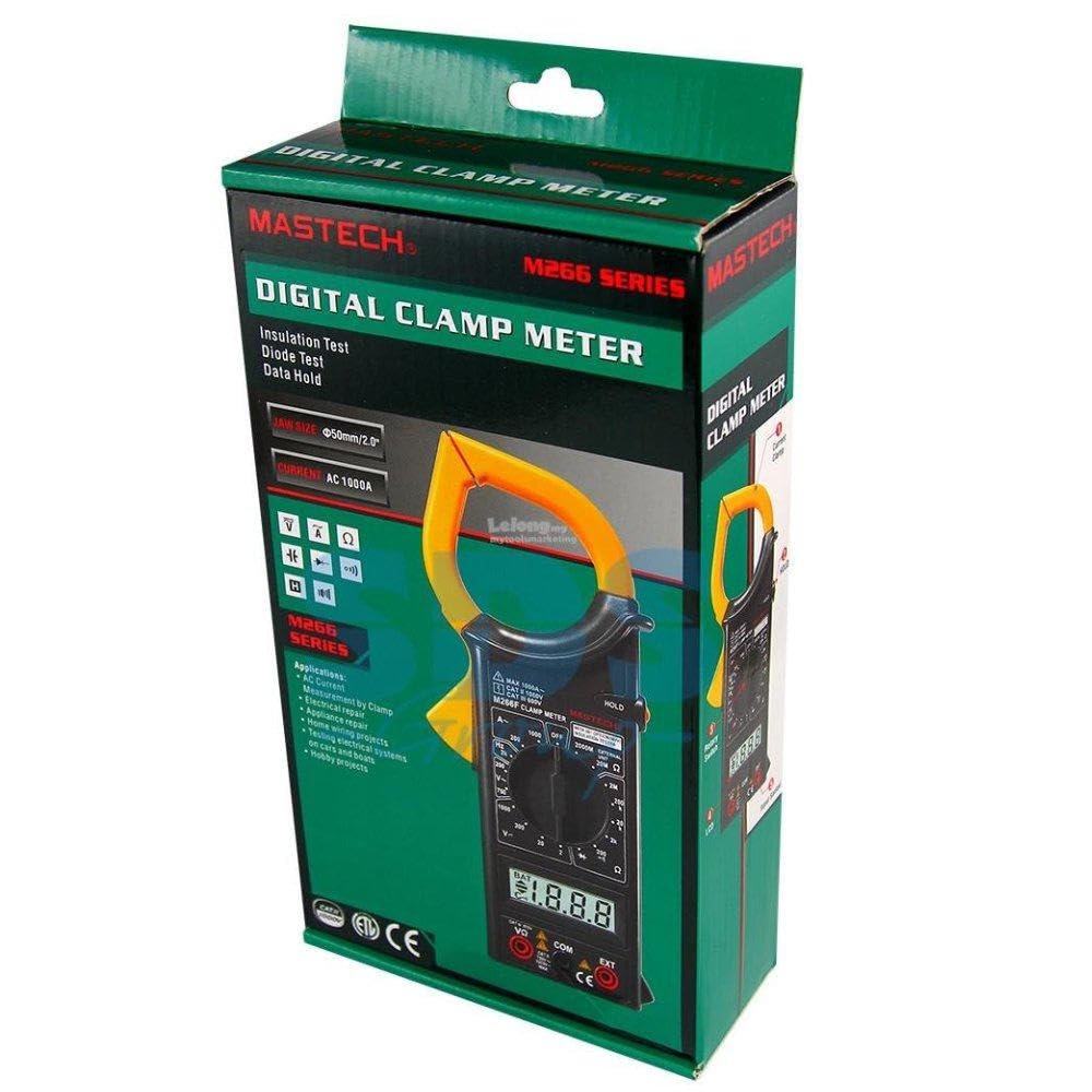 See full amazon price history chart for GILHOT Mastech M266 Digital AC Clamp Meter AC/DC Voltage AC Current Resistance Tester GILHOT Mastech M266 Digital AC Clamp Meter AC/DC Voltage AC Current Resistance Tester (B0CY5C9WDT) Amazon Price History, Amazon Price Tracker