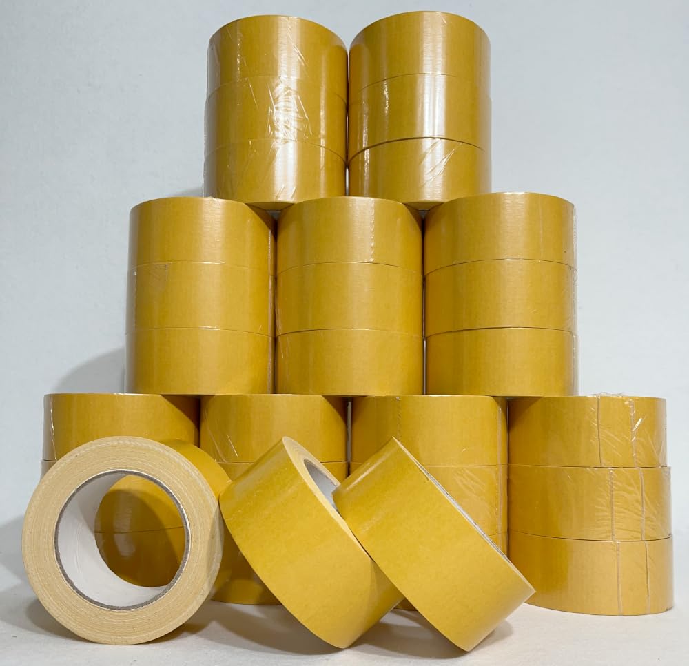 Cinta Doble Cara Extrafuerte | 50 mm x 25 Mt.6 Rollos