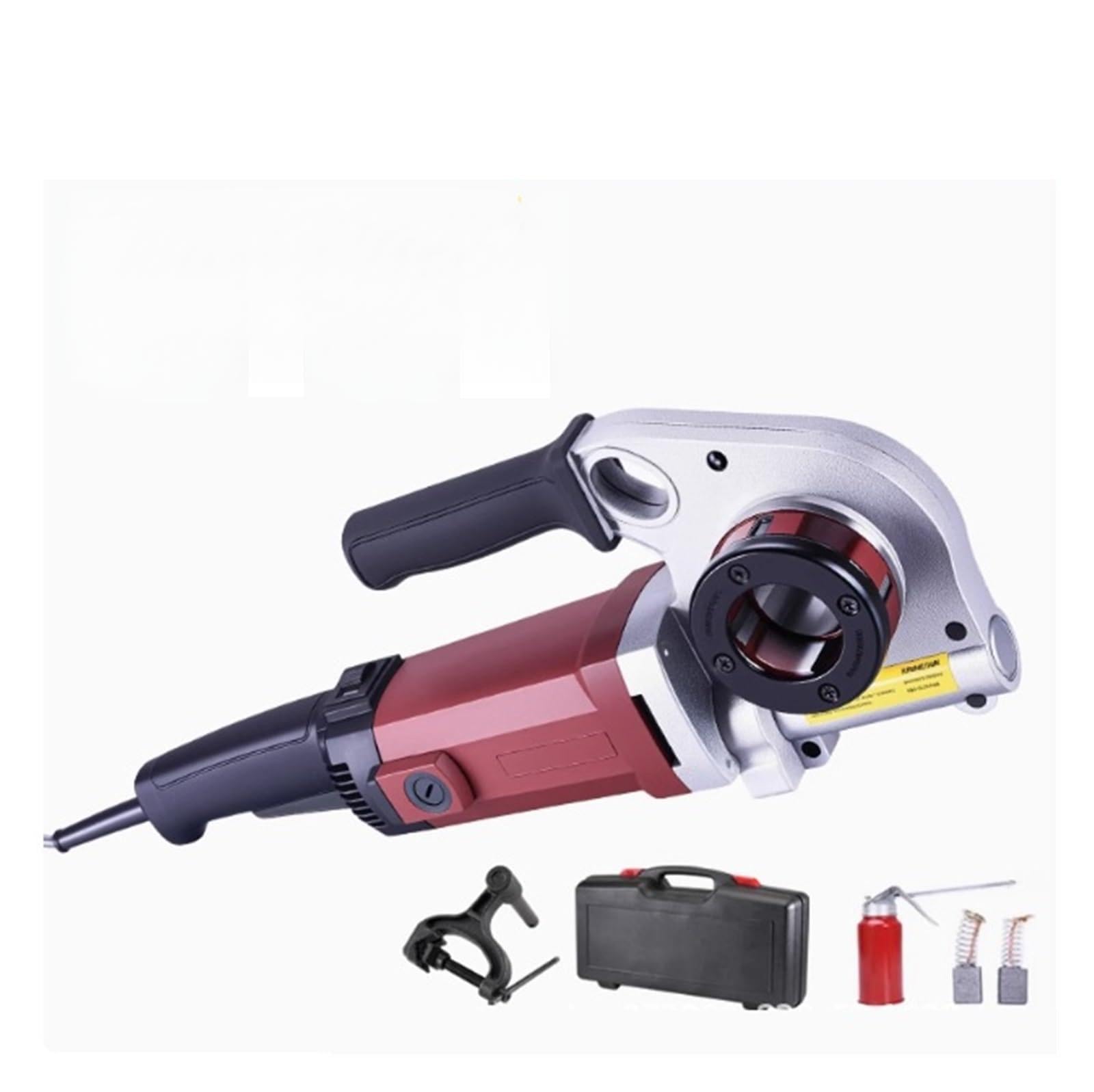 Roscadora de tubos eléctrica, Roscadora eléctrica for torsión de tuberías de agua galvanizadas, roscado de tuberías de calefacción y roscado manual de tuberías pequeñas for incendios.(02 with fixture)
