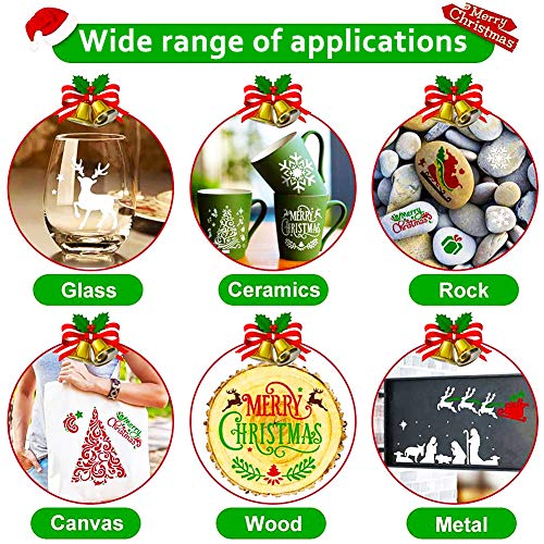 Stencil per Disegno Natalizio 32 Pezzi Natalizi