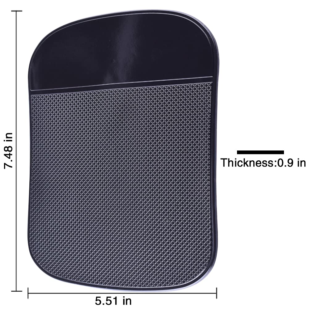 Dashboard Cover 2-Pack Sticky Dashboard Pads Non-Slip Gel Phone